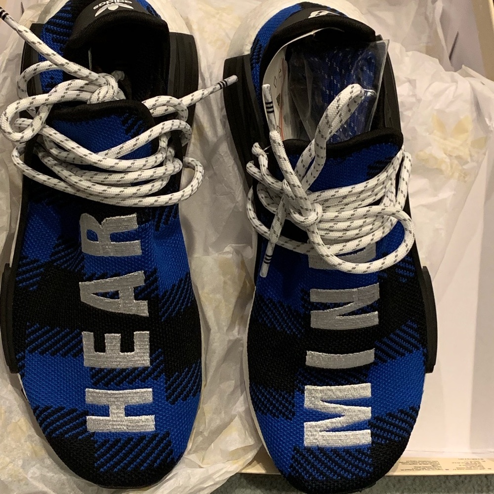 Pharrell x BBC BLUR plaid